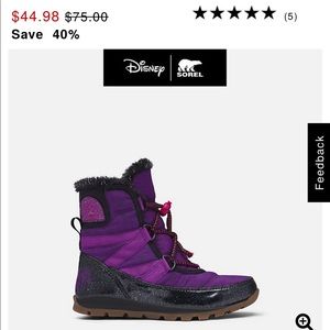 Sorel Frozen Girls Winter Boots